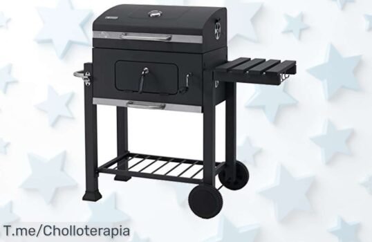 Descubre la barbacoa de tus sueños con limpieza fácil y sabor ahumado, ¡super chollo para hacer asados inolvidables! Compra ahora antes que se acaben estas ofertas únicas