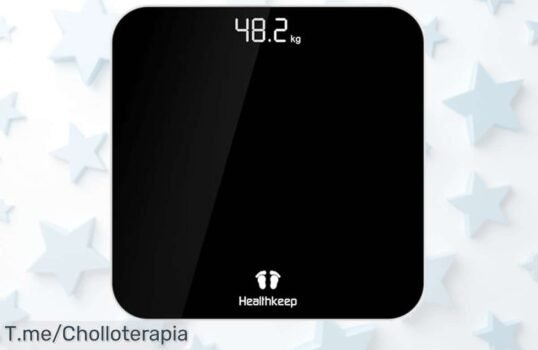 Descubre la báscula digital Healthkeep: precisión alta y elegancia imbatible a un precio loco ¡Aprovecha este ofertón limitado y cuida de ti mismo ya!