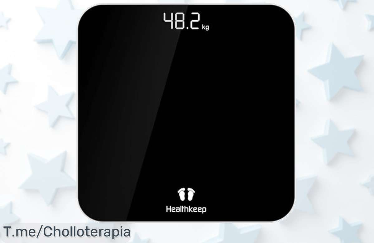 Descubre la báscula digital Healthkeep: precisión alta y elegancia imbatible a un precio loco. ¡Aprovecha este ofertón limitado y cuida de ti mismo ya!