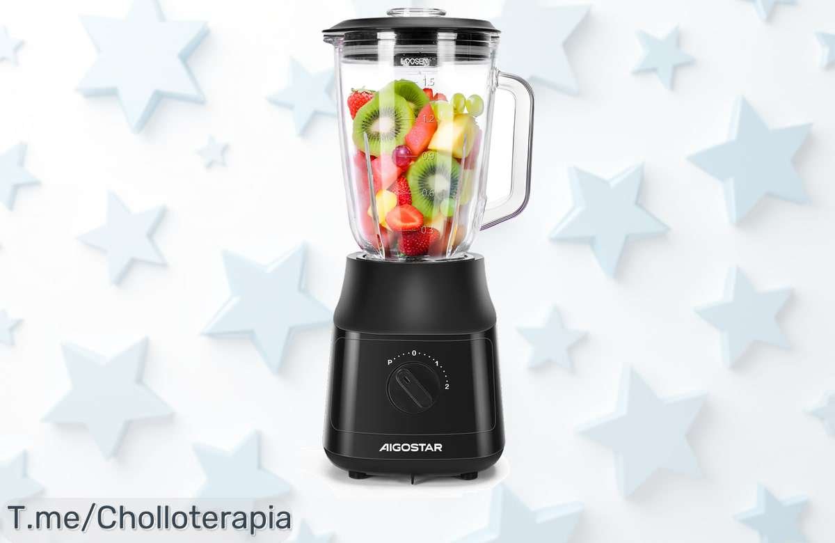 Descubre la batidora AIGOSTAR, cuchillas de titanio y turbo para que prepares deliciosos smoothies en segundos. ¡Aprovecha este ofertón antes de que se agote!