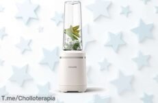 Descubre la batidora Philips Eco Conscious Edition: mezcla suave al instante y limpieza fácil, ¡no dejes pasar este ofertón único! Compra ahora antes de que se agote