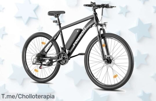 Descubre la bici eléctrica Touroll U1 a precio loco, con motor potente que alcanza 25 km-h y autonomía de hasta 65 km, ¡aprovecha este ofertón antes de que se agote!