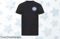Descubre la camiseta NASA Core Logo que te hará brillar como un astronauta, ¡con un super chollo a precio loco! ¡No esperes más y adquiere tu oferta limitada ya!