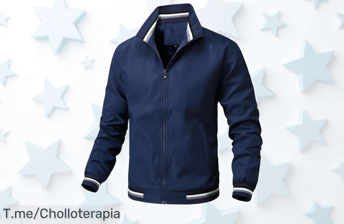 Descubre la chaqueta Bomber: elegancia casual y protección ideal, ¡aprovecha este ofertón único antes de que se agote! ¡Haz clic y no te lo pierdas!