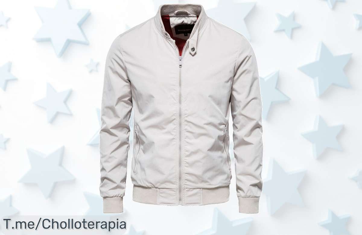 Descubre la chaqueta casual perfecta para primavera y otoño, un super chollo que transforma tu look. Aprovecha esta oferta limitada antes de que se agote, ¡compra ya!