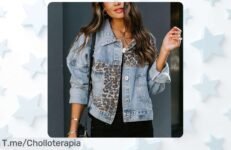 Descubre la chaqueta vaquera desgastada que arrasa este otoño, ¡con un estilo único a un precio loco! No te quedes sin ella, oferta por tiempo limitado ¡Compra ya y luce increíble!