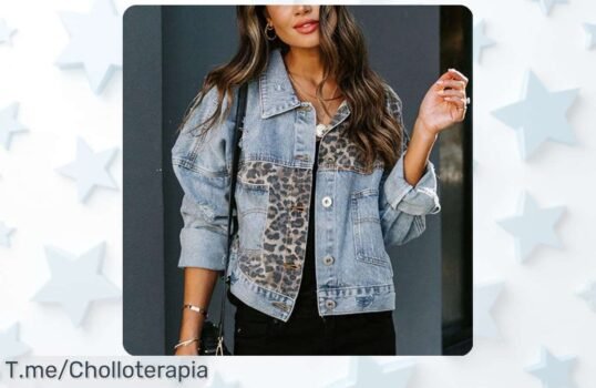 Descubre la chaqueta vaquera desgastada que arrasa este otoño, ¡con un estilo único a un precio loco! No te quedes sin ella, oferta por tiempo limitado ¡Compra ya y luce increíble!