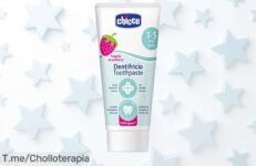 Descubre la deliciosa Pasta de Dientes de Fresa Chicco: ¡Sabor que encantará a los peques y dientes sanos garantizados! Aprovecha este super chollo antes de que se agote
