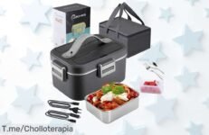 Descubre la fiambrera eléctrica que calienta tus comidas en casa o en el coche a un precio loco, no dejes pasar este ofertón limitado ¡Compra ahora antes de que se agoten!