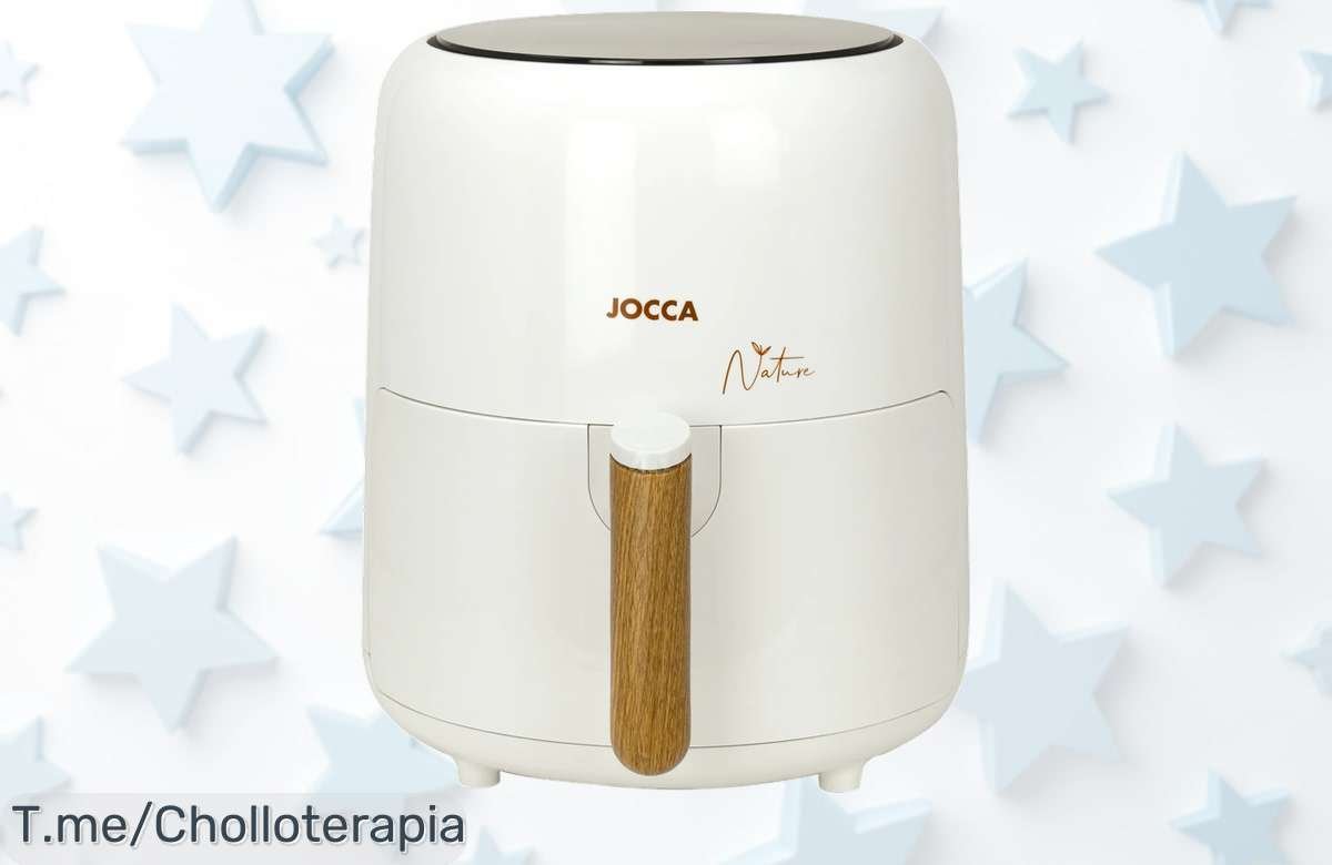 Descubre la freidora Jocca de 3.8l: ¡12 programas y una potencia increíble a un precio loco! Cocina rápido y delicioso, ¡no te pierdas este ofertón limitado!