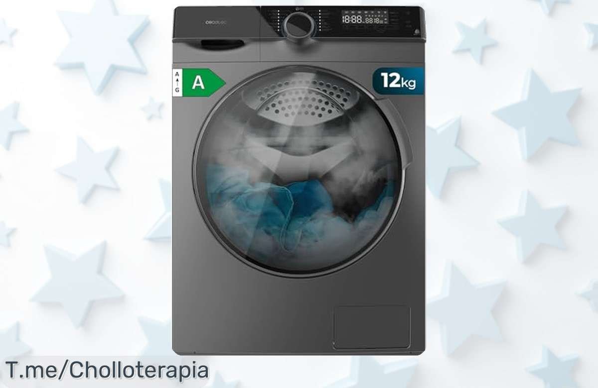Descubre la lavadora Cecotec Bolero DressCode: ¡esteriliza tu ropa al 99,9% y disfruta de un hogar libre de gérmenes! Aprovecha este ofertón antes de que se acabe.