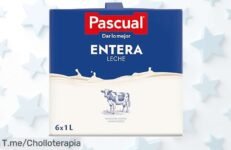 Descubre la leche Pascual Clásica Entera, 6x1L de sabor increíble y lleno de calcio ¡Aprovecha este ofertón único antes que se agote!