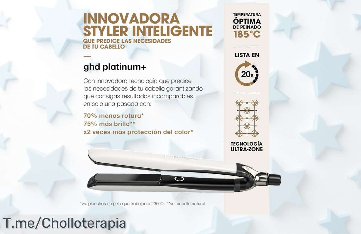 Descubre la magia de ghd platinum+ blanca, el super chollo que transforma tu cabello con brillo y menos rotura. ¡Compra ahora antes de que se agote!