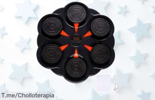 Descubre la máquina de boxeo musical a un precio loco, ¡diviértete y entrena con tus canciones favoritas! No dejes pasar este ofertón único, compra ahora antes de que se agote