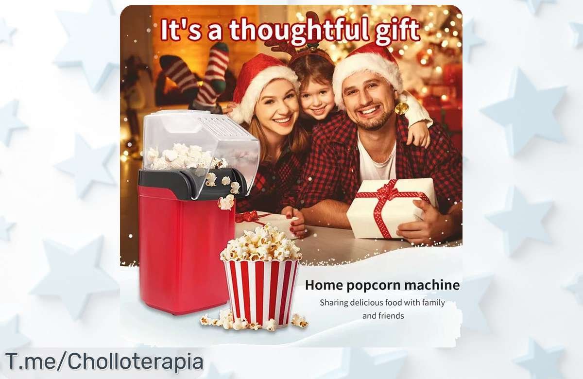 Descubre la máquina de palomitas automática que hará estallar la diversión en casa con un precio loco y un ofertón nunca visto. ¡Apresúrate, las unidades son limitadas!