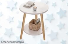 Descubre la mesa auxiliar KZOBYD: estilo moderno y elegancia a precio loco que transforma tu hogar ¡Aprovecha este ofertón limitado y crea un espacio único ya!