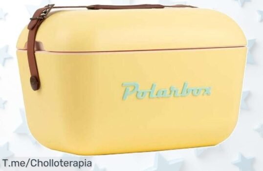 Descubre la nevera amarilla portátil Retro Vintage Polarbox a un precio loco, perfecta para tus aventuras ¡Aprovecha este ofertón antes de que se agote!