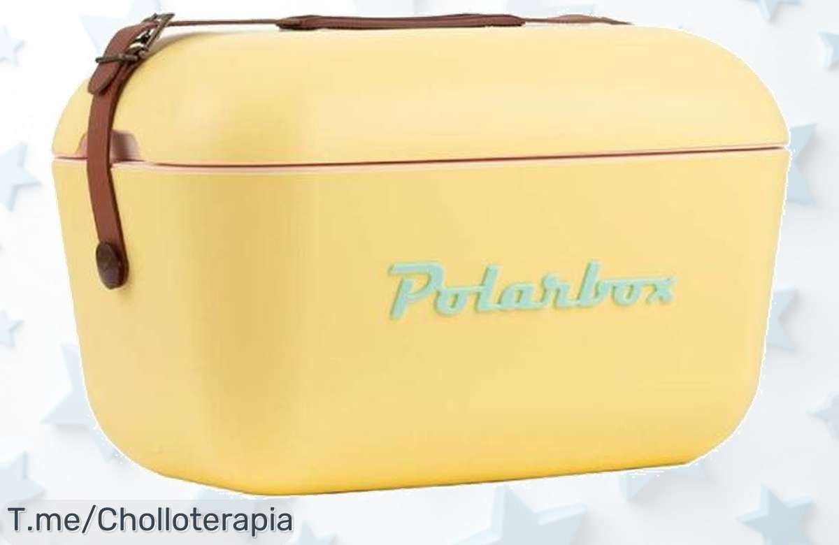 Descubre la nevera amarilla portátil Retro Vintage Polarbox a un precio loco, perfecta para tus aventuras. ¡Aprovecha este ofertón antes de que se agote!