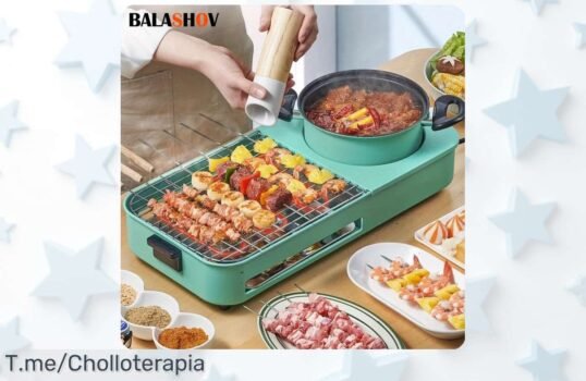 Descubre la parrilla eléctrica 3 en 1 a un precio loco, ¡prepárate para saborear delicias sin humo! No te quedes fuera de este ofertón limitado y hazla tuya ya