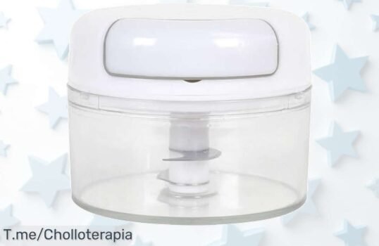 Descubre la picadora manual Cook Concept: ¡prepara tus alimentos en segundos con cuchillas de acero! Aprovecha este ofertón único y no te quedes sin la tuya, ¡compra ya!