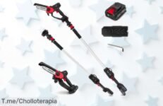 Descubre la podadora telescópica GREENCUT PP200L a un precio loco, ideal para alcanzar esos rincones altos ¡Aprovecha este super chollo antes de que se acabe!