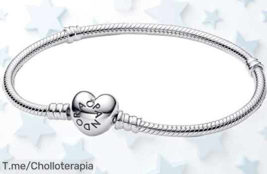 Descubre la pulsera de cadena de serpiente con cierre de corazón, un regalo encantador que hará brillar a cualquiera ¡Aprovecha este super chollo y compra ya antes que se acabe!