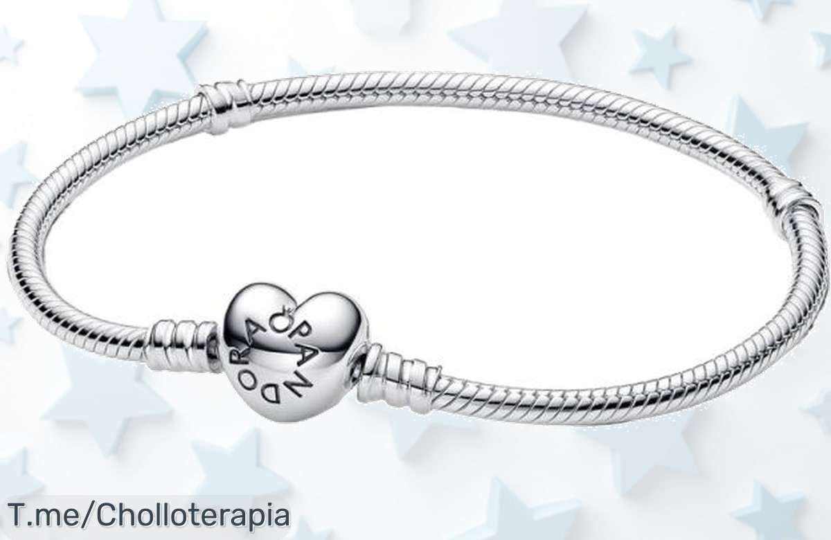 Descubre la pulsera de cadena de serpiente con cierre de corazón, un regalo encantador que hará brillar a cualquiera. ¡Aprovecha este super chollo y compra ya antes que se acabe!