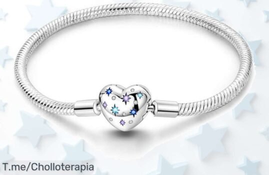 Descubre la pulsera de plata 925 más elegante y brillante del momento, un diseño único que hará brillar tus fiestas ¡Precio loco y stock limitado, actúa ya!