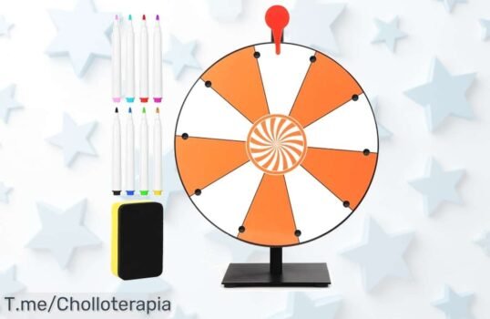 Descubre la rueda de premios NQEUEPN, un super chollo para tus fiestas con 10 ranuras y sonido emocionante ¡Compra ahora antes de que se acabe esta oferta única!