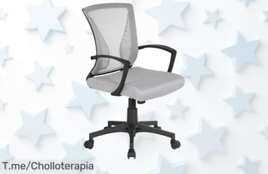 Descubre la silla Yaheetech, el ofertón que esperabas: con malla transpirable y ajuste de altura ¡Compra ahora y transforma tu espacio con este super chollo antes de que se acabe!
