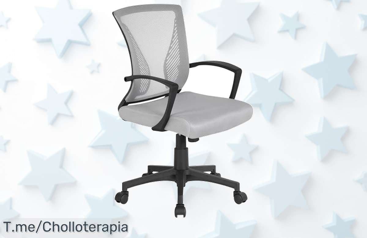 Descubre la silla Yaheetech, el ofertón que esperabas: con malla transpirable y ajuste de altura. ¡Compra ahora y transforma tu espacio con este super chollo antes de que se acabe!