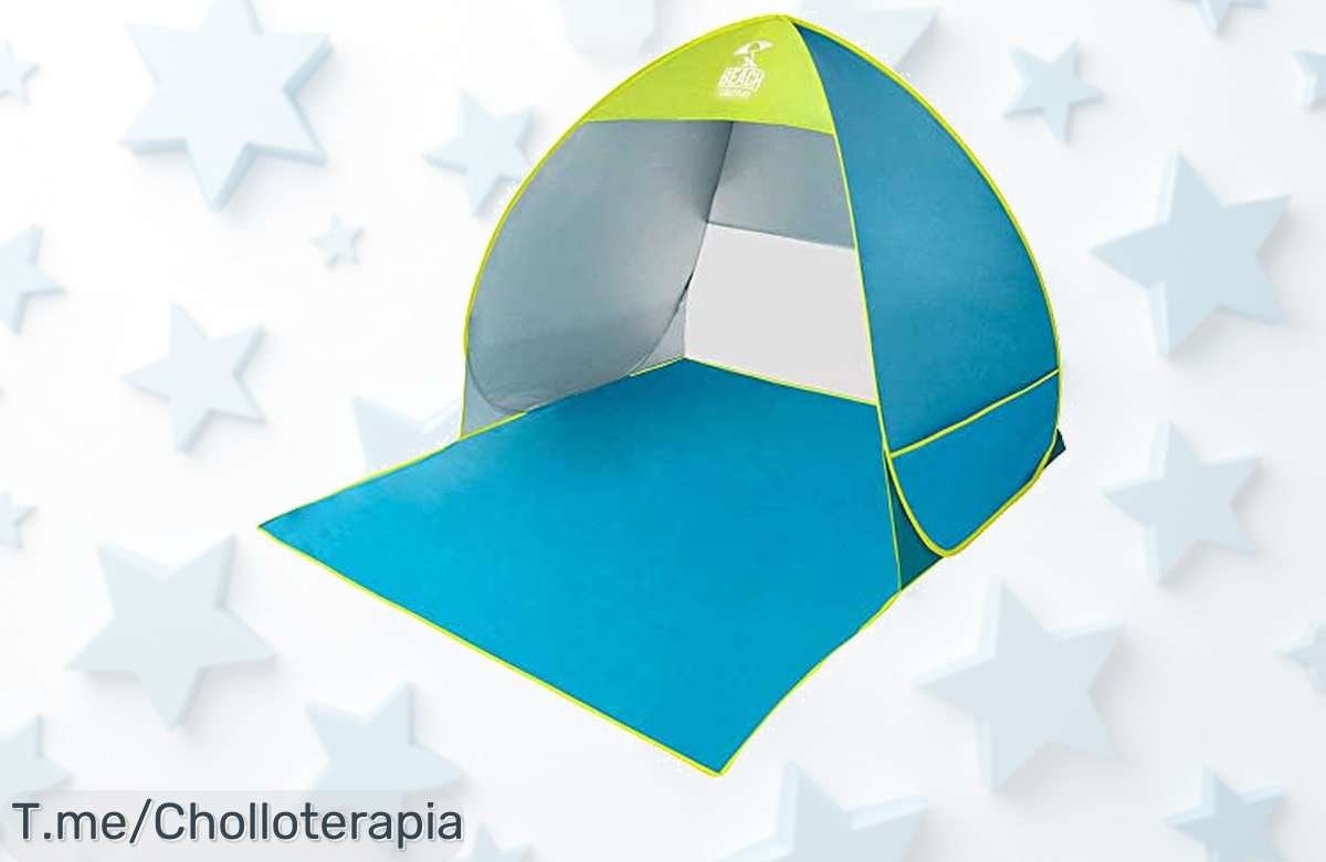 Descubre la tienda popup Aktive 62165: montaje instantáneo y diversión garantizada para dos en el mar, ¡ofertón único que no puedes dejar pasar!