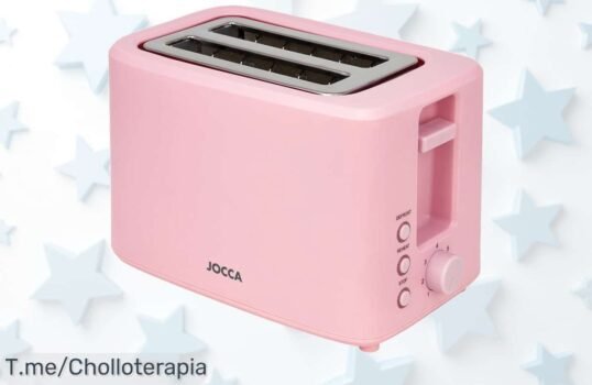 Descubre la tostadora Jocca rosa que hará de tu desayuno un festín con 7 niveles y funciones únicas ¡Aprovecha este super chollo y compra ahora antes de que se acaben!