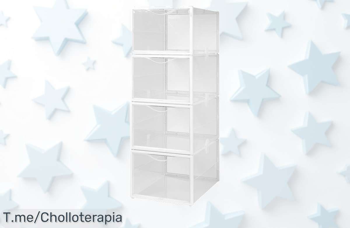 Descubre las Cajas de Almacenamiento Max Home: Super Chollo para Organizar Tus Zapatos, Antivuelco y Apilables. ¡Aprovecha Este Ofertón Único Antes de Que Se Acabe!