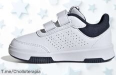 Descubre las adidas Tensaur Hook and Loop: Zapatillas con cierre fácil y suela sin marcas, ¡un super chollo que hará sonreír a tus peques! Aprovecha esta oferta única ahora mismo