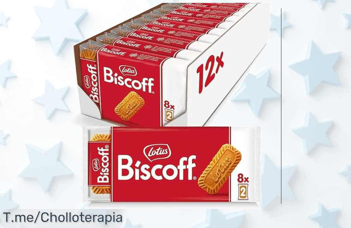 Descubre las galletas Lotus Biscoff a un precio loco: ¡12 paquetes de pura felicidad caramelizada! No te pierdas este ofertón, compra ya antes que se agoten.