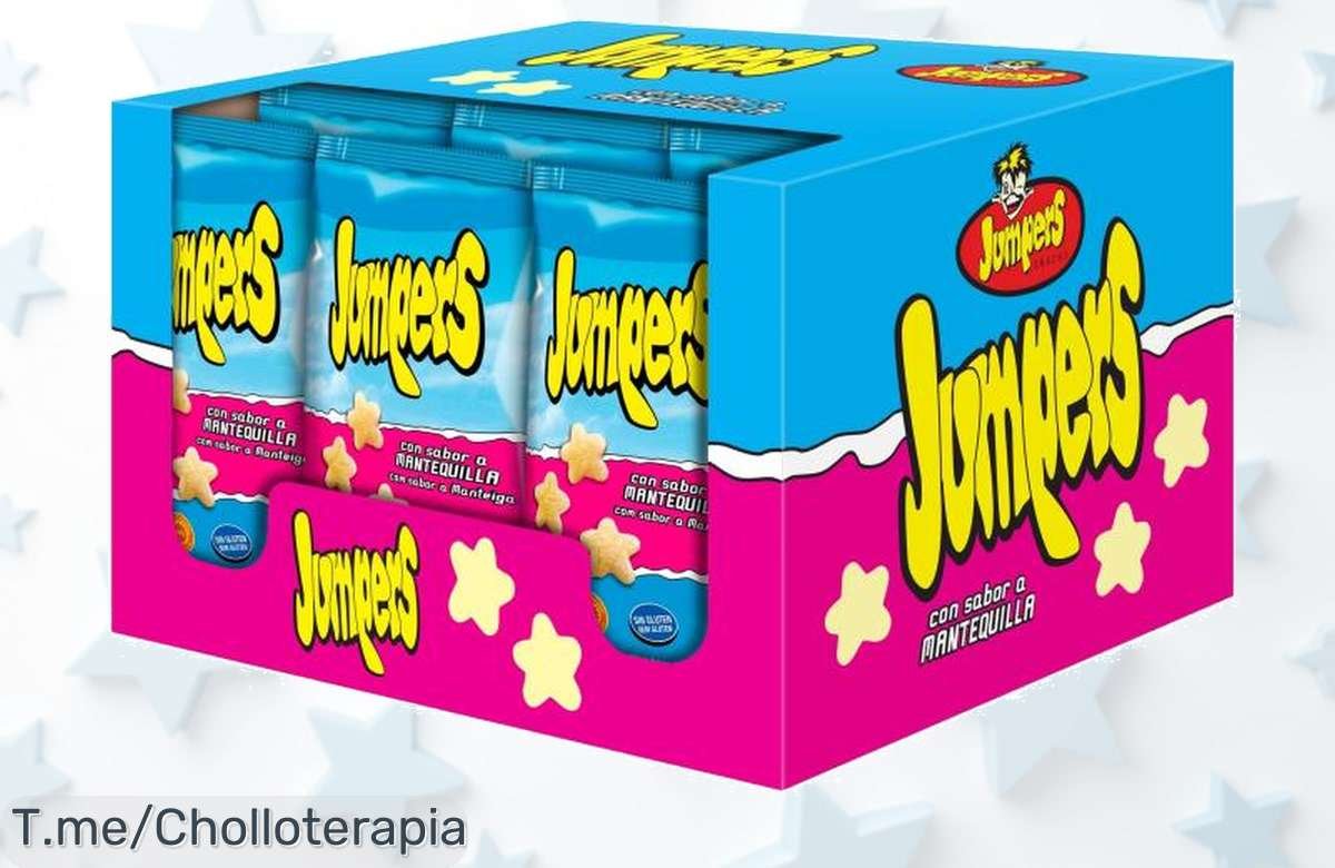 Descubre los Gusanitos Jumpers Sabor Mantequilla, un super chollo de 24 paquetes que hará feliz a toda la familia. ¡Aprovecha este ofertón y compra ya antes que se acabe!
