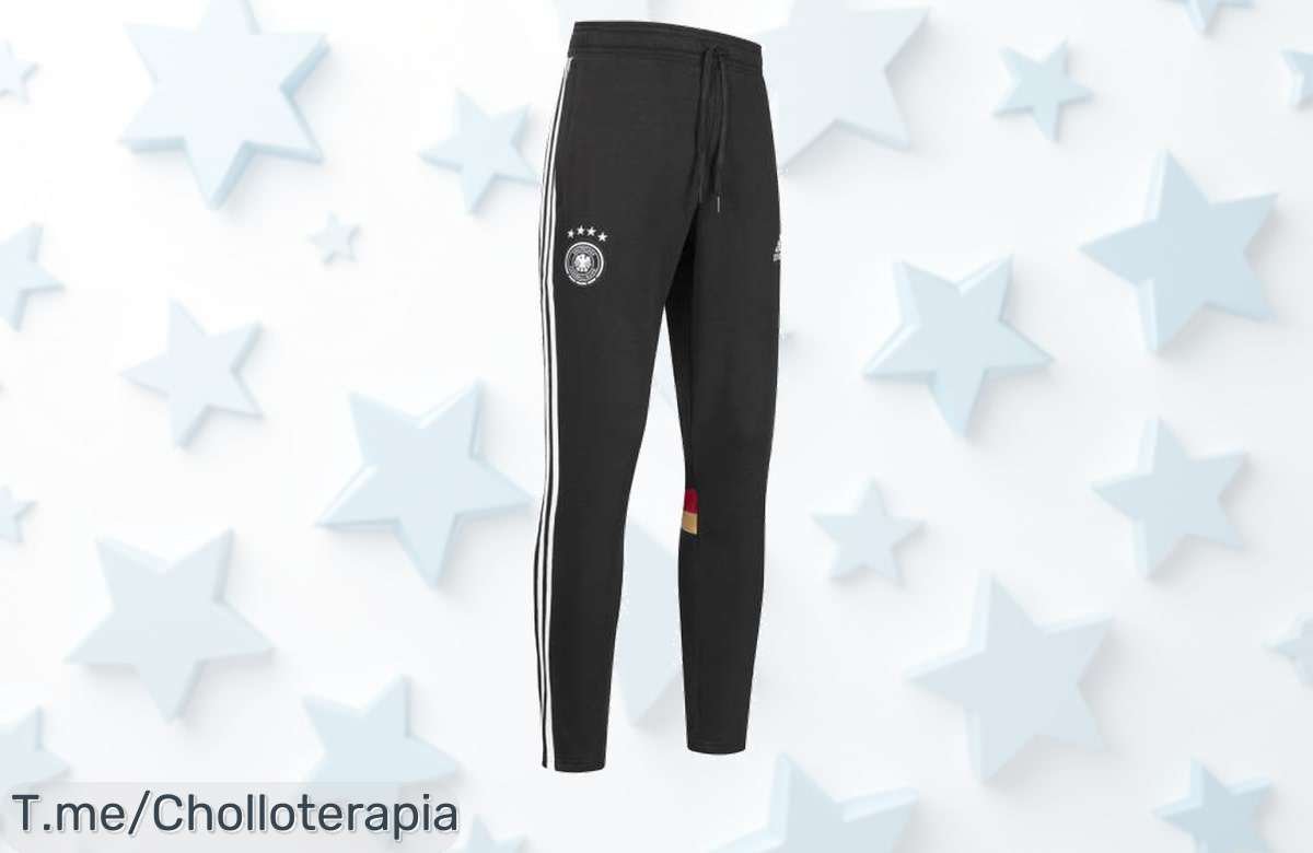 Descubre los Pantalones de Ocio HU1362 DFB Alemania de adidas a un precio loco y mejora tu estilo. ¡Aprovecha este super chollo antes de que se agoten, compra ya!