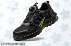 Descubre los Zapatos Indestructibles Con Punta de Acero y Botones Giratorios a Precio Loco: Protege Tus Pies con Estilo ¡Aprovecha este Ofertón Antes que se Agoten!