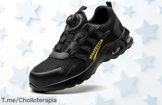 Descubre los Zapatos Indestructibles Con Punta de Acero y Botones Giratorios a Precio Loco: Protege Tus Pies con Estilo ¡Aprovecha este Ofertón Antes que se Agoten!