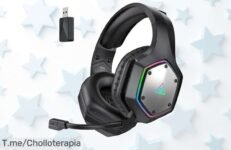 Descubre los auriculares EKSA 71 que transformarán tu experiencia de juego con sonido envolvente y cancelación de ruido, ¡aprovecha este super chollo antes de que se agoten!