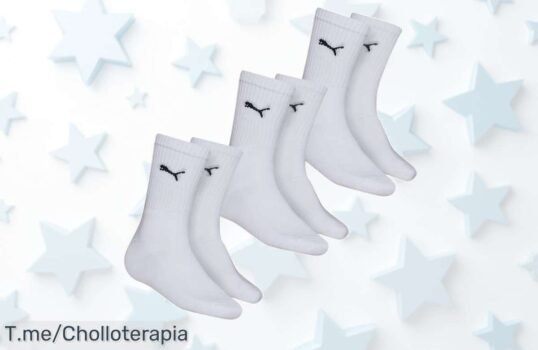 Descubre los calcetines PUMA Sport: 3 pares a un precio loco, estilo para tus pies y confort en cada paso ¡Aprovecha este ofertón antes de que se agoten!