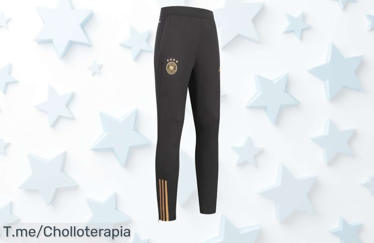 Descubre los pantalones de chándal DFB Alemania de adidas a un precio loco, ¡un super chollo que te hará destacar! No esperes más, la oferta es limitada y única.