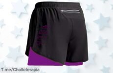 Descubre los shorts de correr 2 en 1 a un precio loco que se secan al instante, perfectos para tus entrenamientos ¡No te quedes sin ellos y compra ya este ofertón limitado!