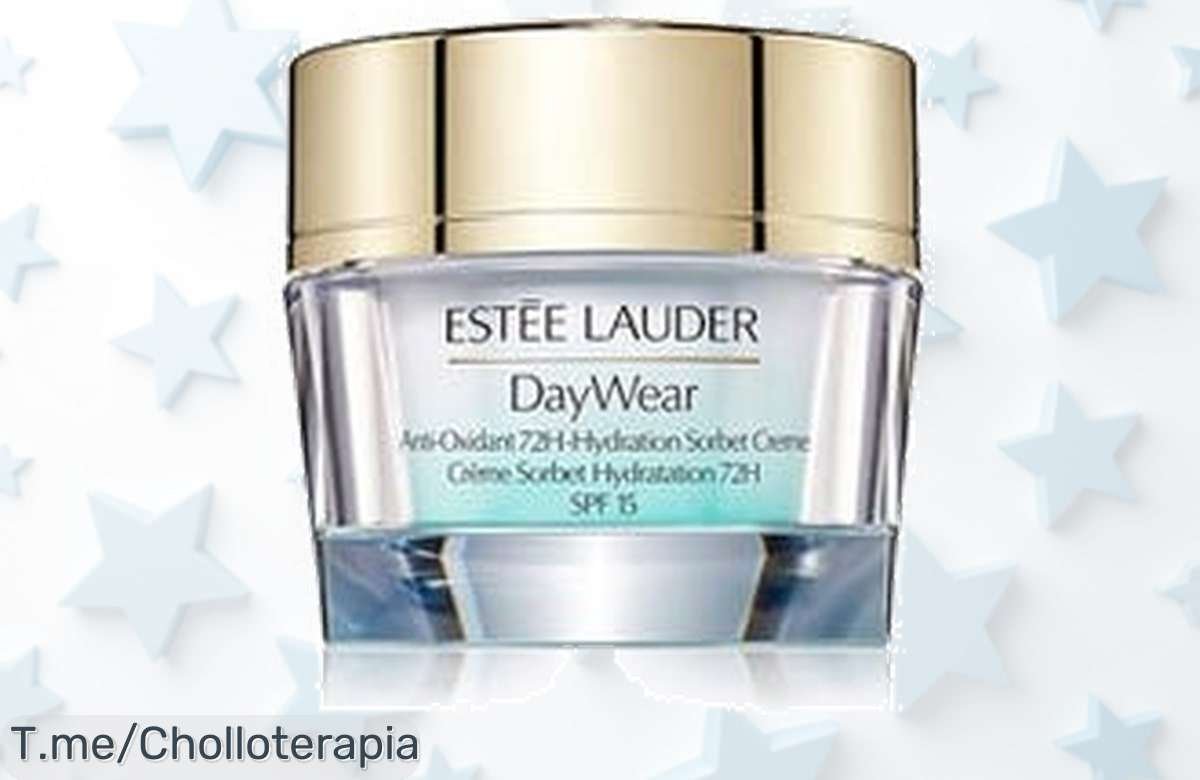 Descuento brutal en Daywear Antioxidant Hydratation Sorbet Créme SPF 15 de Estée Lauder, el chollo perfecto para que tu piel brille. ¡Aprovecha esta oferta única YA!
