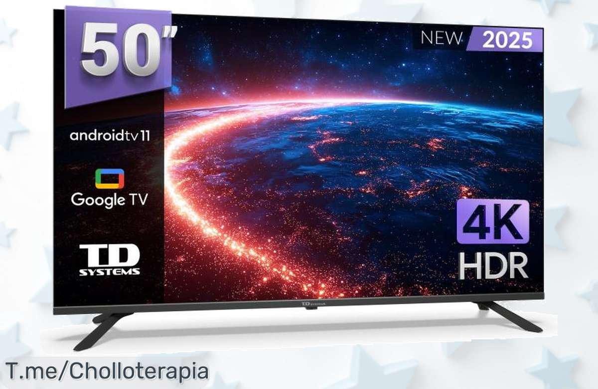 Descuento brutal en Smart TV 50 4K con Hey Google: controla tu televisor con la voz y vive tus series como nunca, ¡aprovecha este ofertón antes de que se agote!
