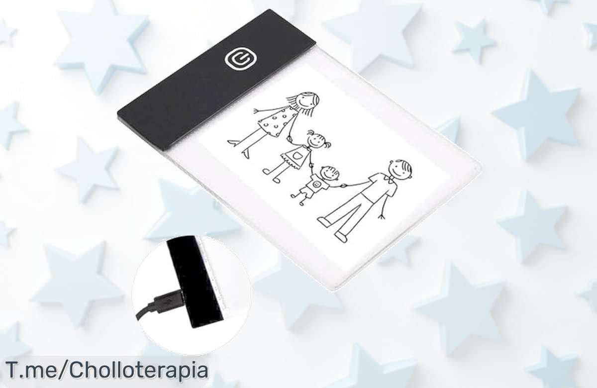 Deslumbra con el Tablero de Luz LED a un precio loco, dibuja sin límites y disfruta de su respaldo antideslizante. ¡Aprovecha este ofertón limitado ya mismo!