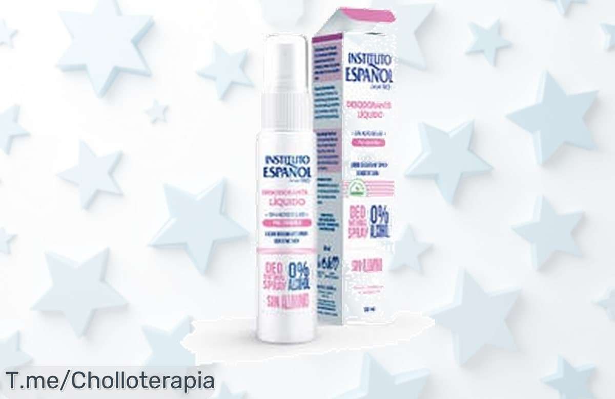 Deslumbra tu piel con el desodorante antitranspirante de Instituto Español, un super chollo que acaba con la sudoración; ¡aprovecha esta oferta única antes de que se agote!