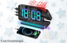Despierta con Estilo: Reloj Despertador Digital a Precio Loco, Ajusta tu Hora Ideal y Disfruta del Volumen Perfecto Oferta Limitada, ¡Compra Ya Antes de Que Se Agote!