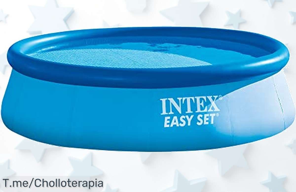 Disfruta del verano con la piscina hinchable Intex a un precio loco: montaje en 10 minutos, espacio para 4 amigos y lona ultra resistente. ¡No dejes pasar esta oferta limitada!